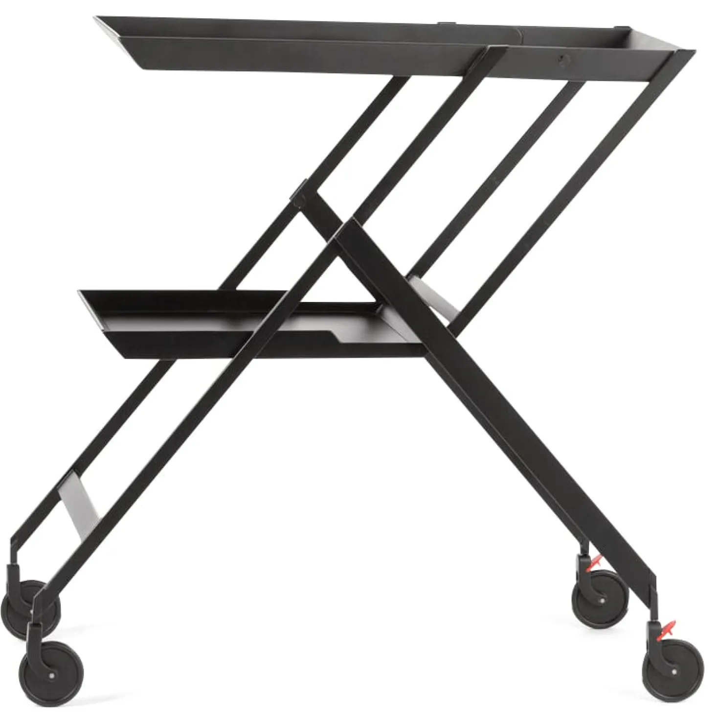Arbeits- und Serviertisch Plico, rollbar