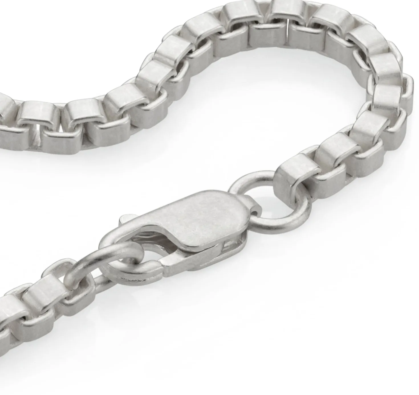 Armband Venezianer eckig, Silber