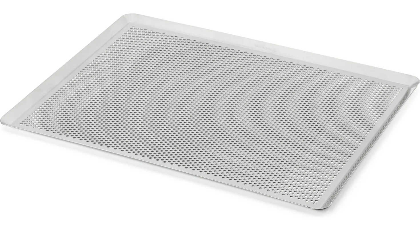 Backblech Edelstahl perforiert (40 × 30 cm)