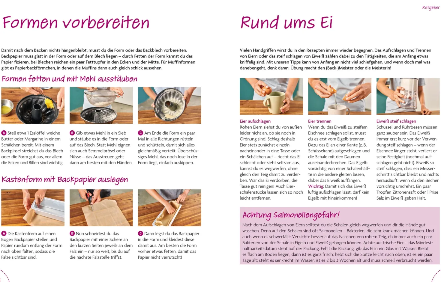 Backen macht Freude für Kinder
