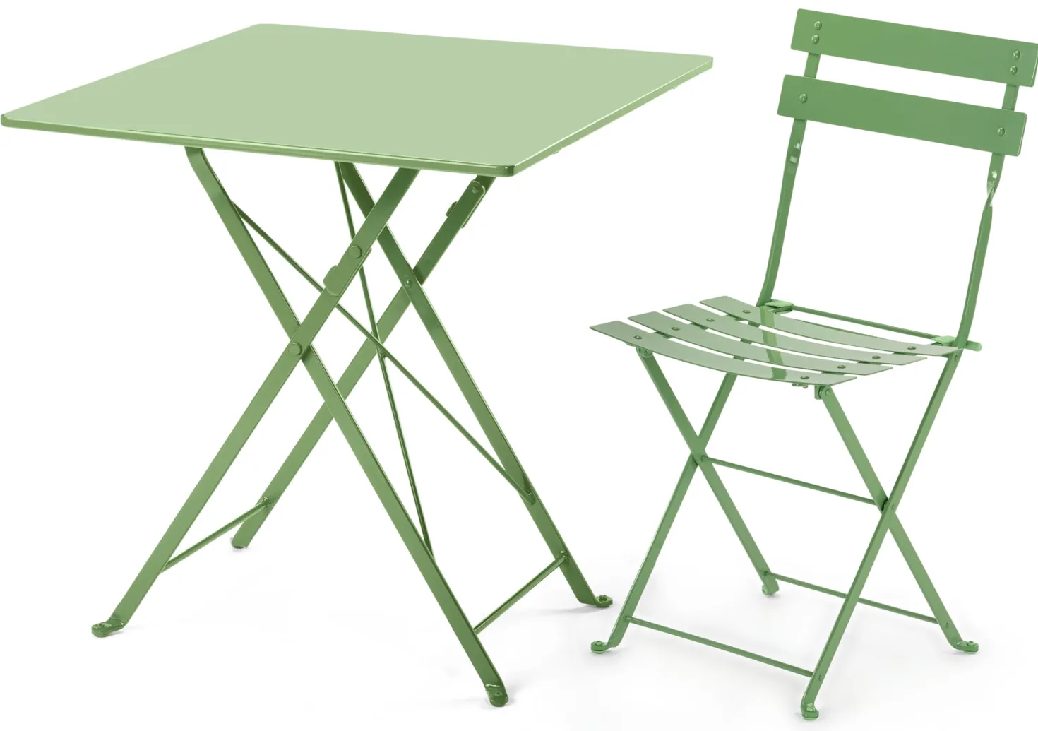 Balkonklapptisch Stahl quadratisch