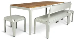 Bank Bended Bench 140