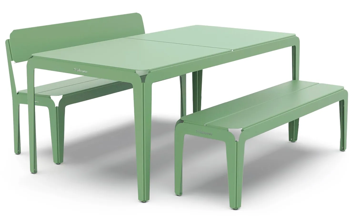 Bank Bended Bench 140