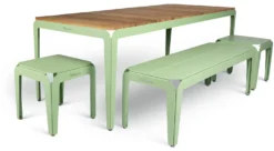 Bank Bended Bench 140
