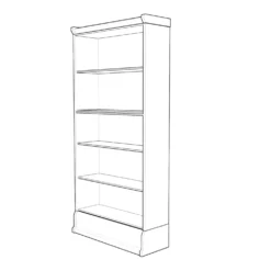 Bücherregal komplett