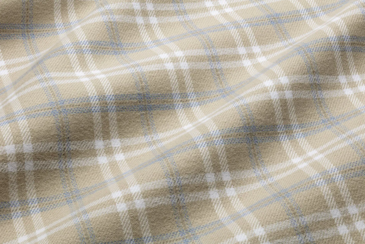 Bettbezug Flanell kariert
