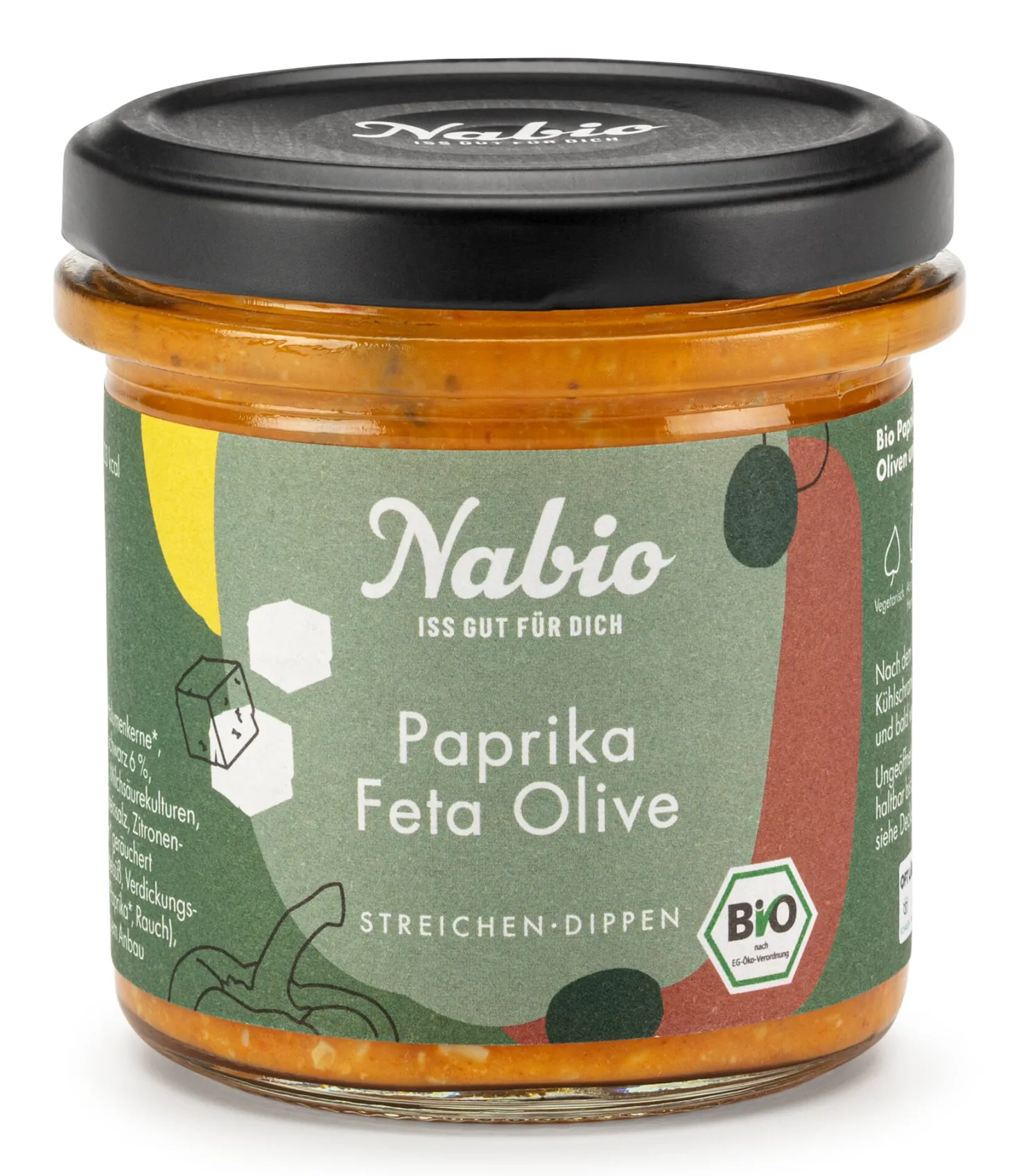 Bio-Aufstrich Paprika-Feta-Olive
