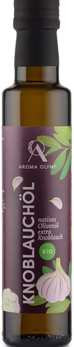 Bio-Knoblauch-Olivenöl