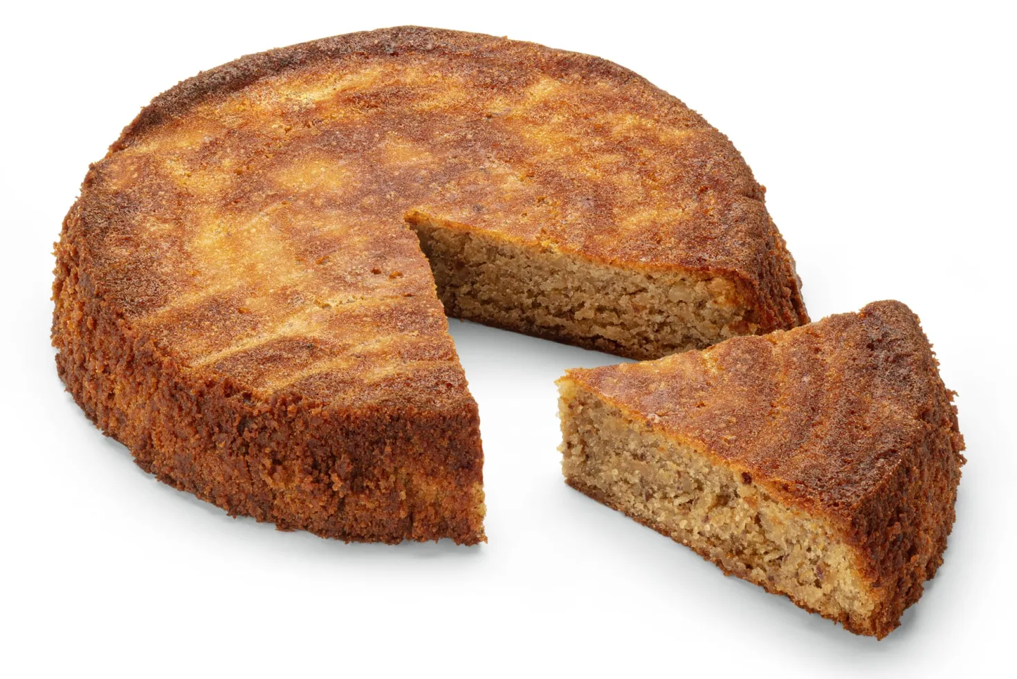 Bio-Mandelkuchen mit Haselnüssen