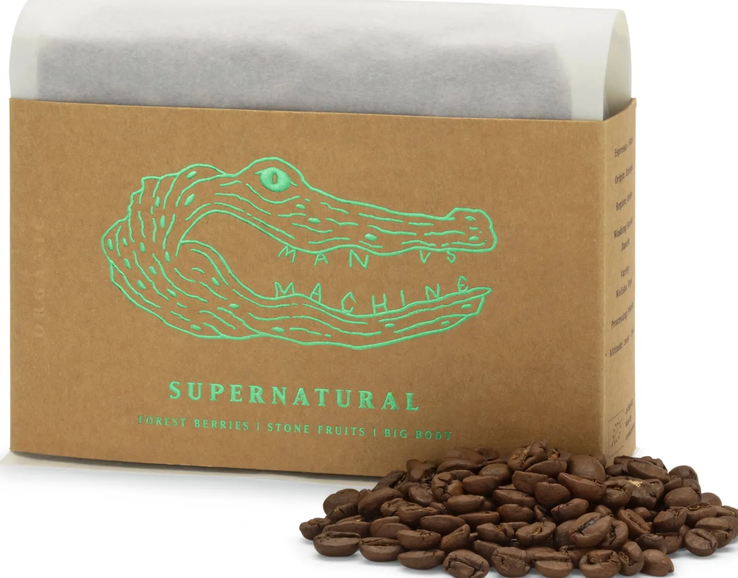 Bio-Supernatural Organic, ganze Bohne