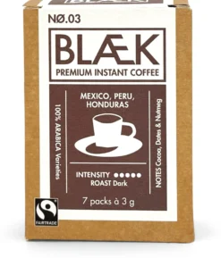 Blaek Bio-Instant-Kaffee, Dark Roast, Box
