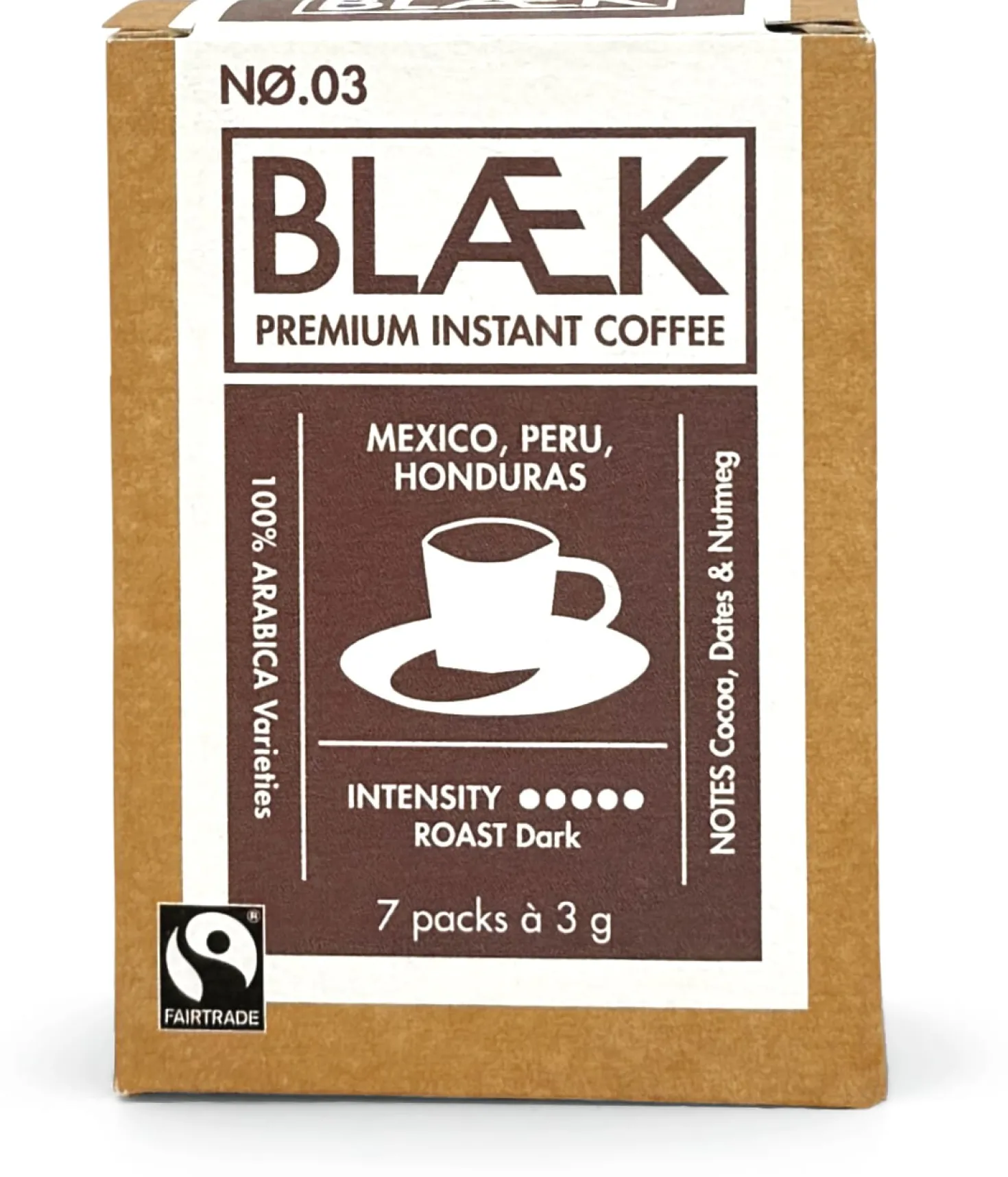 Blaek Bio-Instant-Kaffee, Dark Roast, Box
