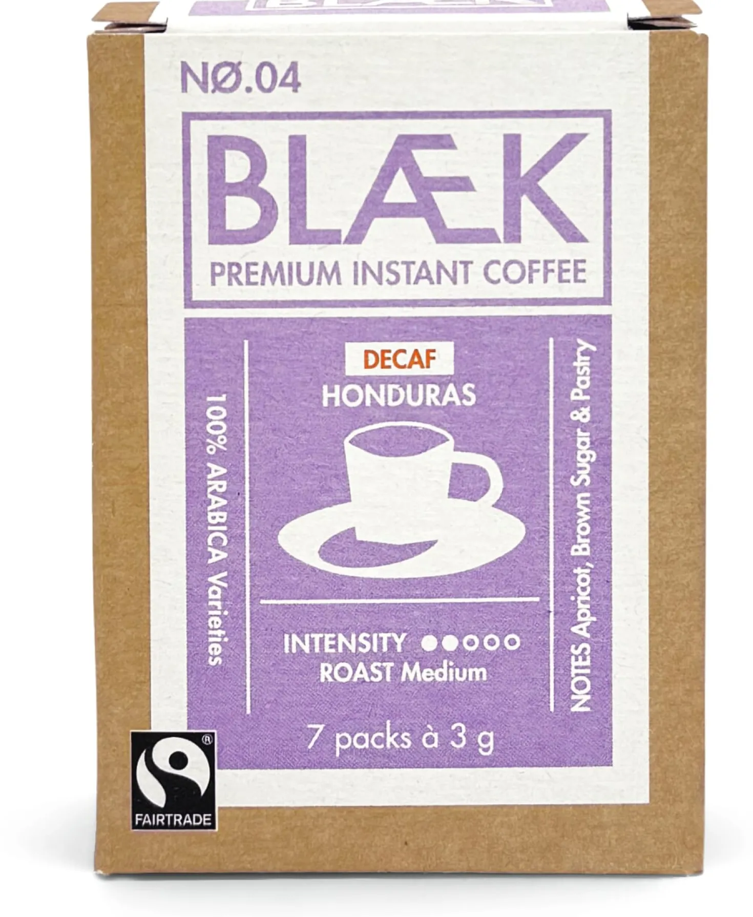 Blaek Bio-Instant-Kaffee, Decaf, Box