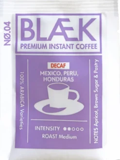 Blaek Bio-Instant-Kaffee, Decaf, Box