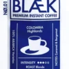 Blaek Instant-Kaffee, Blonde Roast, Box