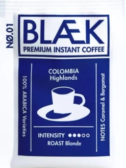 Blaek Instant-Kaffee, Blonde Roast, Box