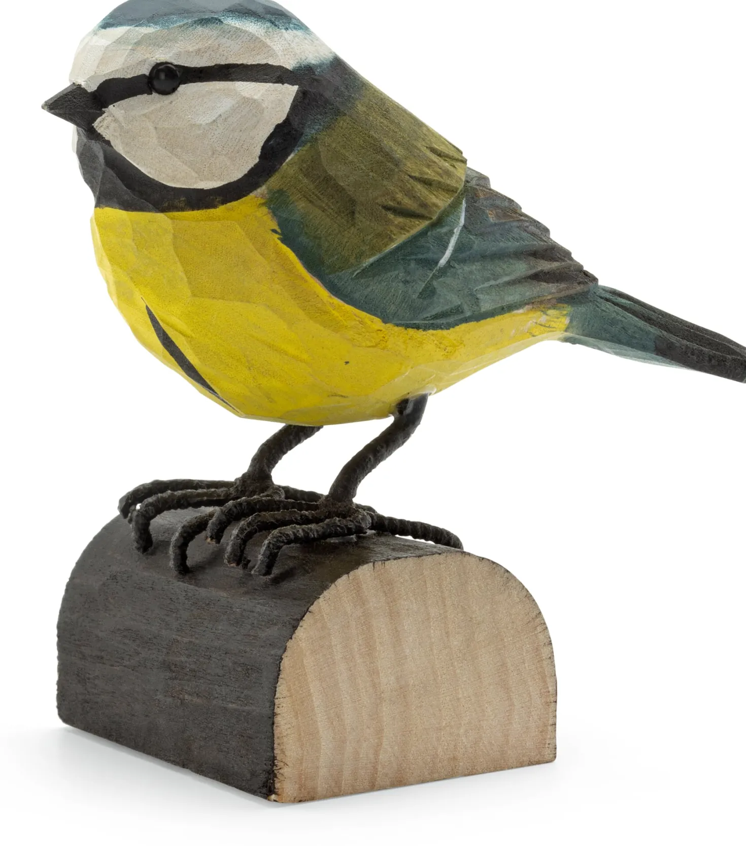 Blaumeise Lindenholz handgeschnitzt