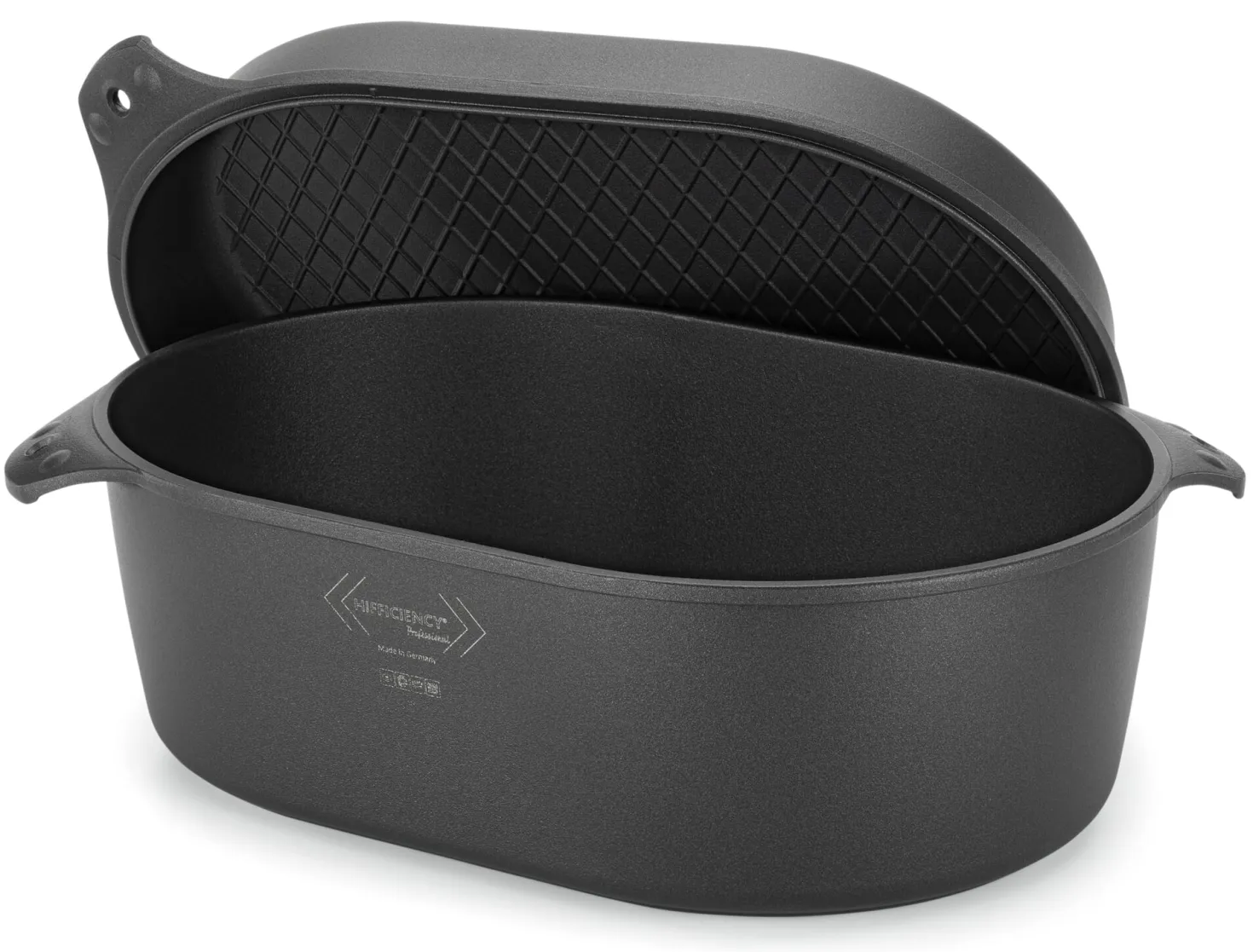 Bräter mit Grilldeckel Hifficiency®