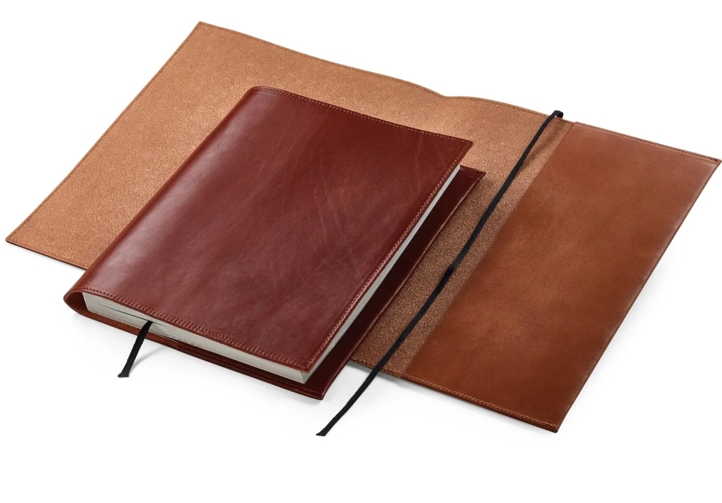 Buchhülle Rindleder