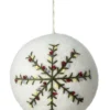 Christbaumkugel Filz bestickt