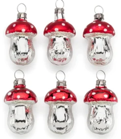 Christbaumschmuck mundgeblasen Fliegenpilze