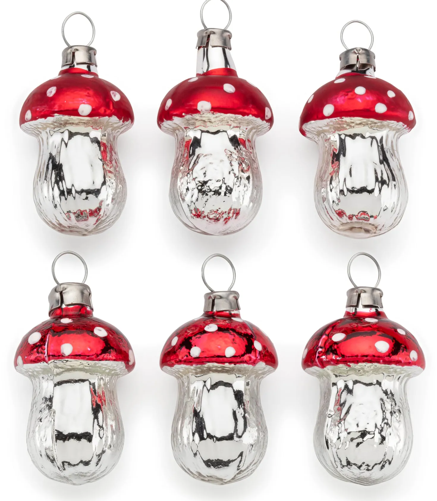 Christbaumschmuck mundgeblasen Fliegenpilze