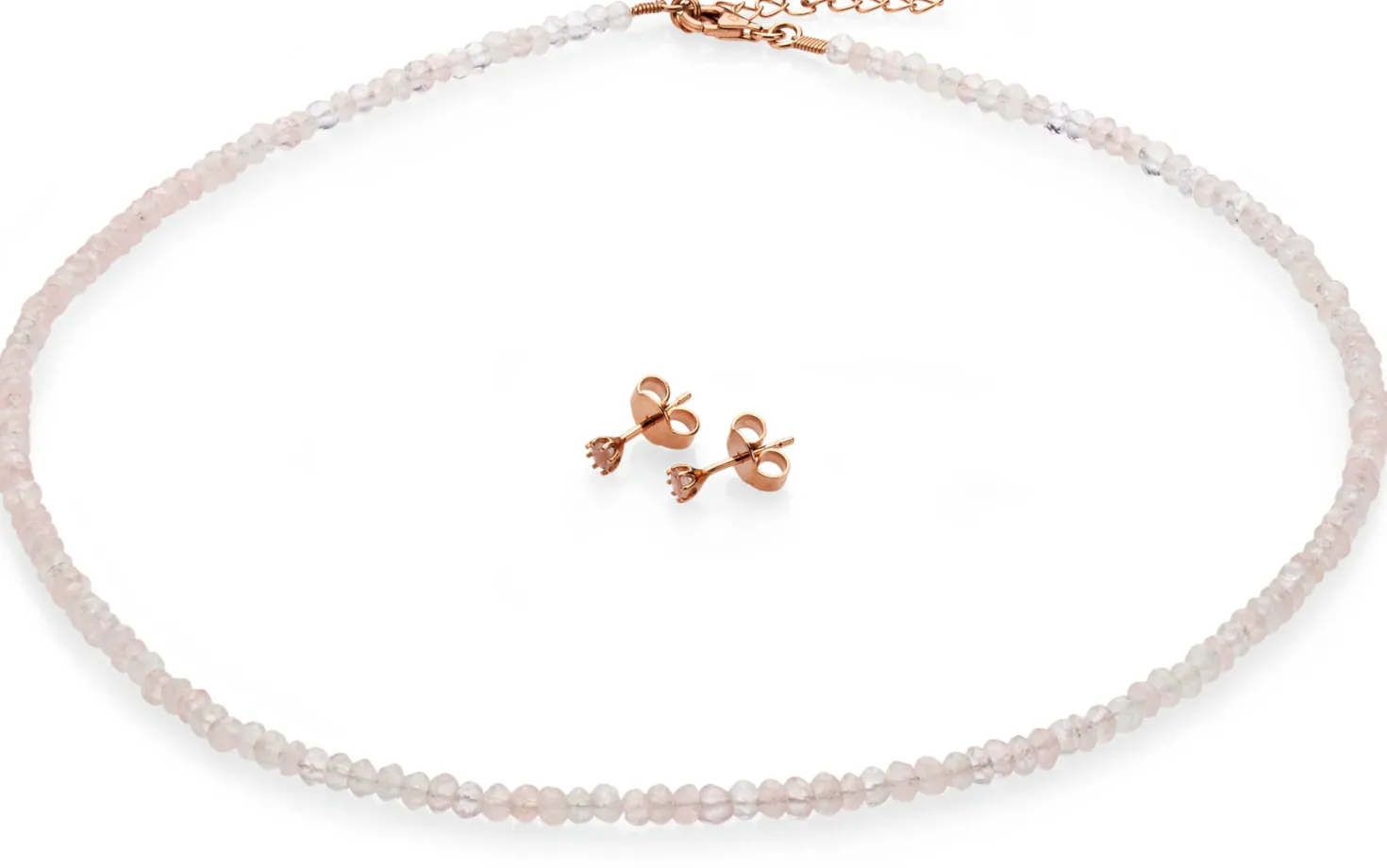 Collier Rosenquarz, Rosé
