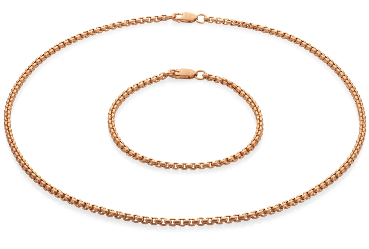 Collier Venezianer roségoldplattiert