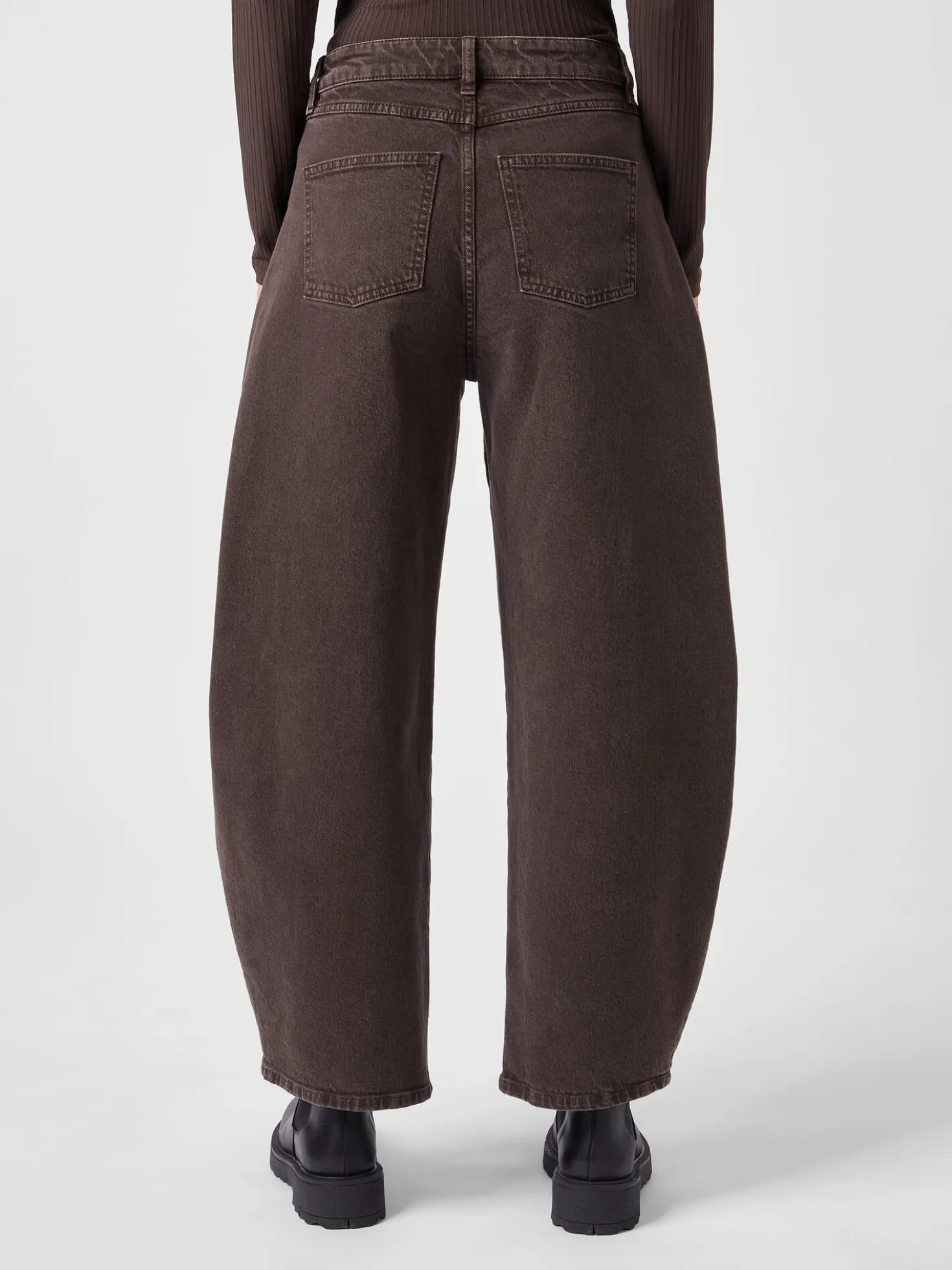 Damen-Barreljeans