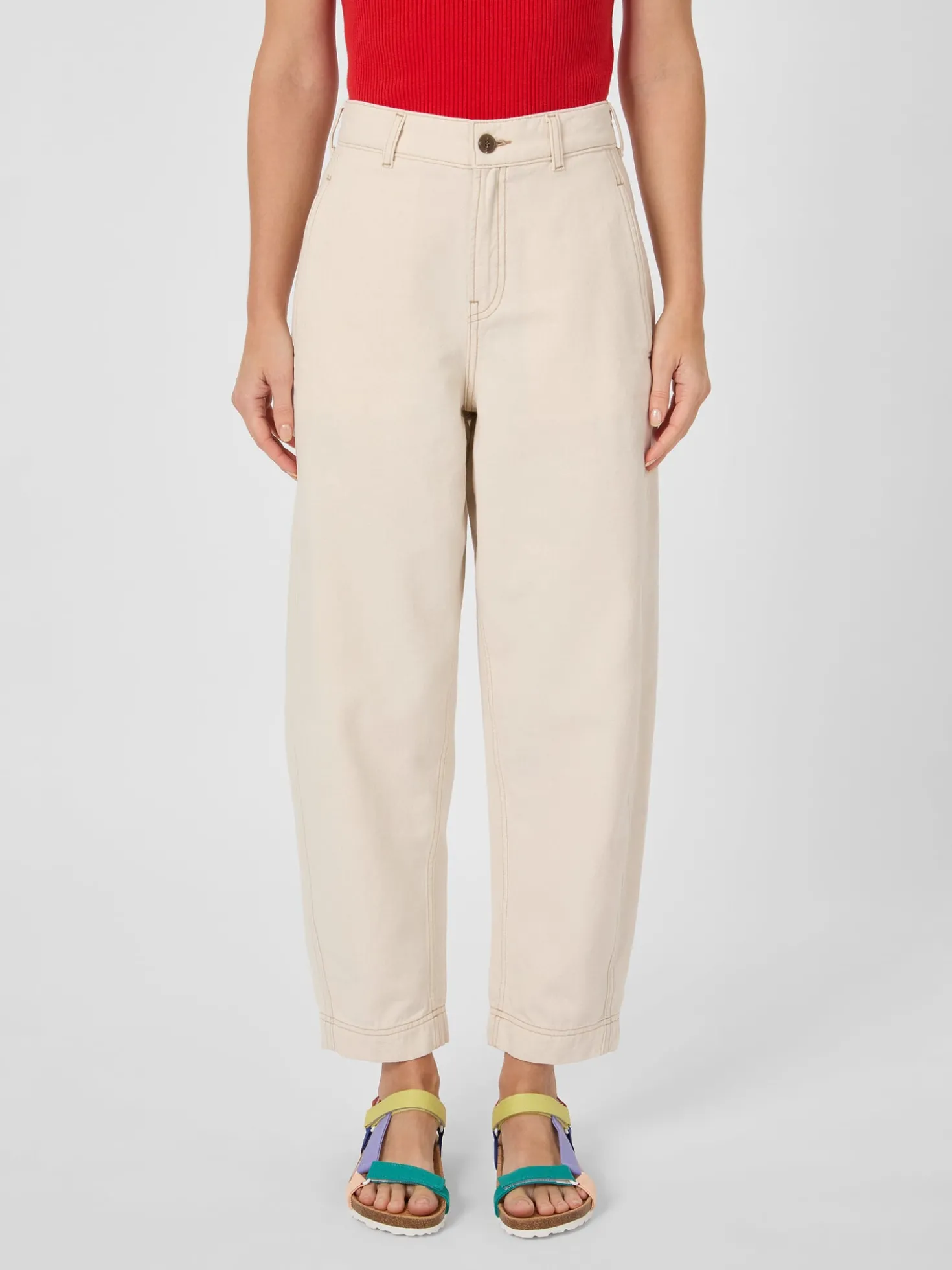 Damen-Barrel-Pants Canvas