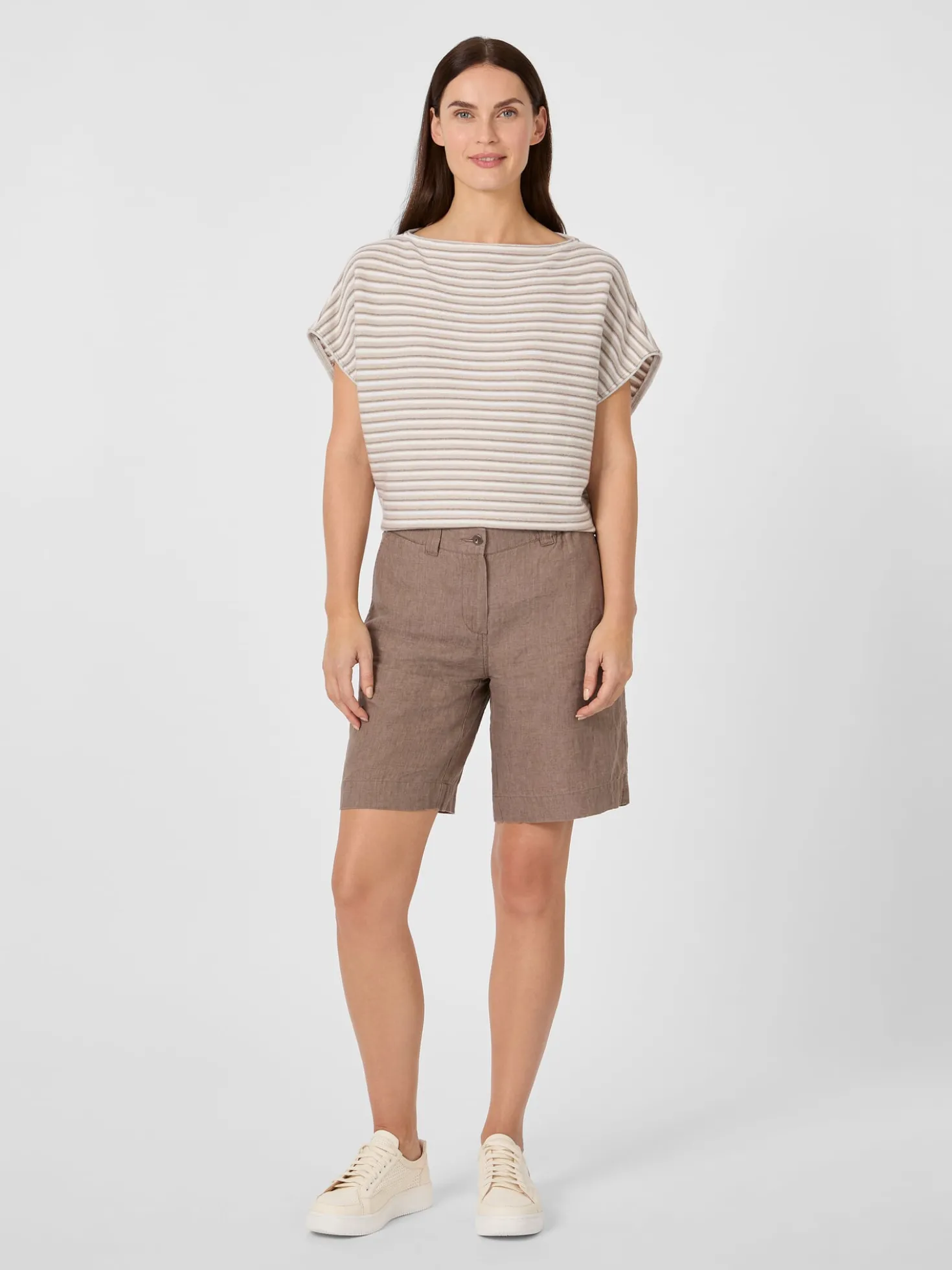 Damen-Bermudahose Leinen
