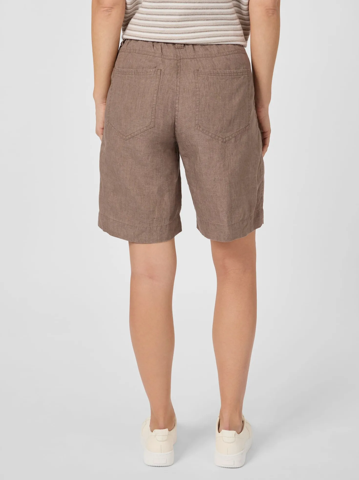 Damen-Bermudahose Leinen