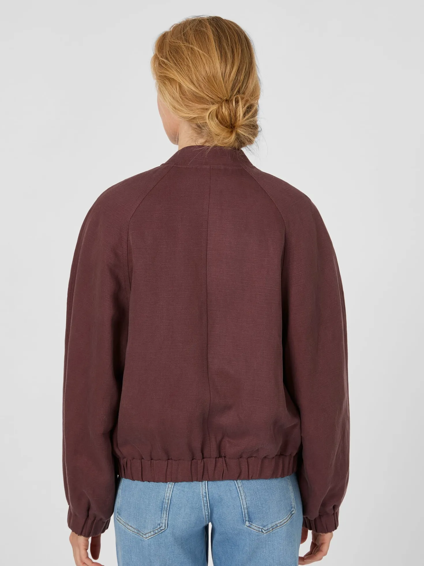 Damenblouson Lyocell-Leinen