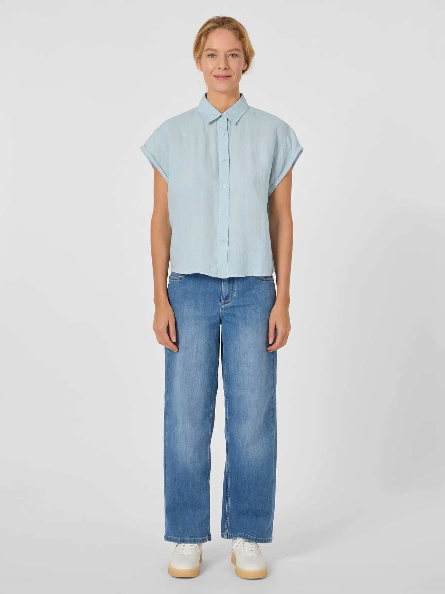Damenbluse Kurzarm