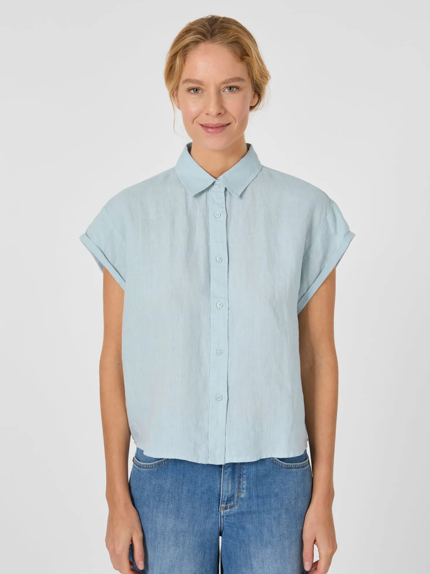 Damenbluse Kurzarm