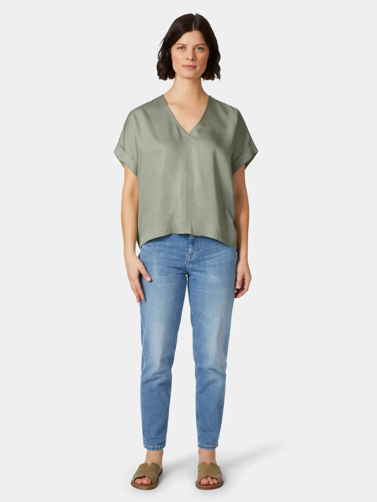 Damenbluse Kurzarm
