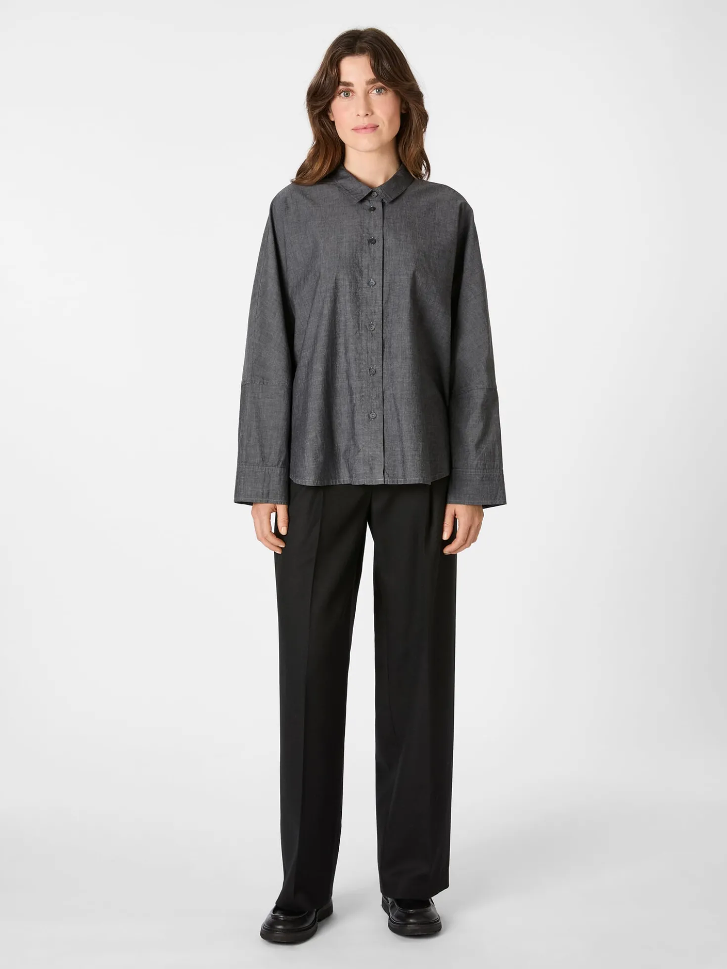 Damen-Bluse meliert