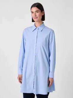 Damen-Blusenkleid Popeline