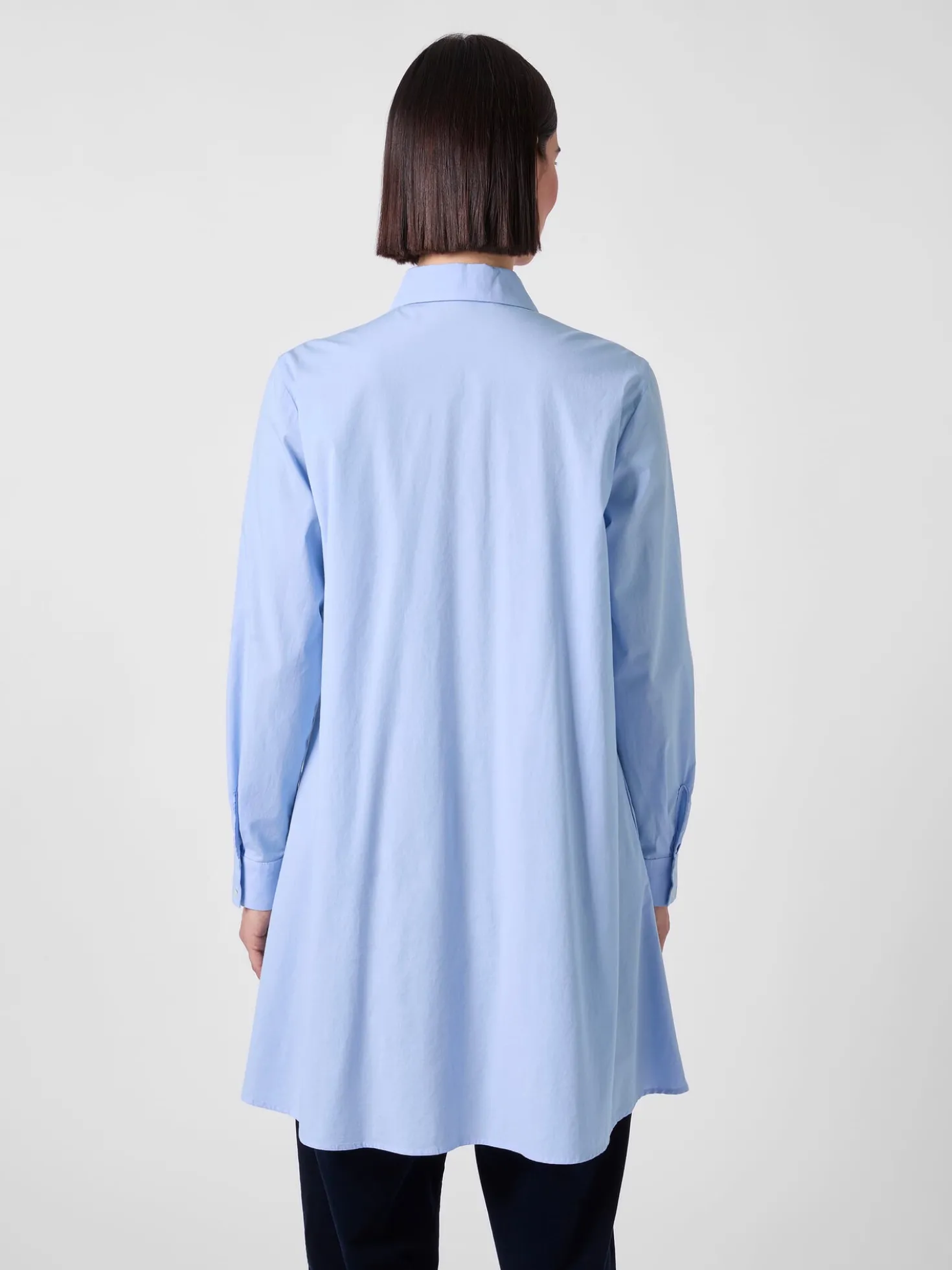 Damen-Blusenkleid Popeline