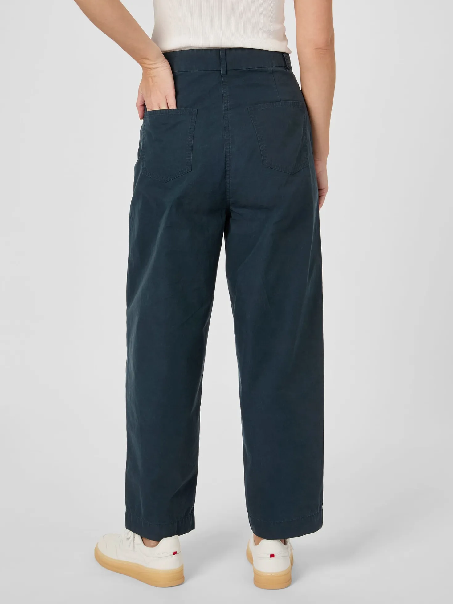 Damen-Bundfaltenhose
