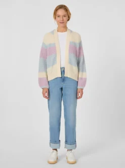 Damen-Cardigan Streifen