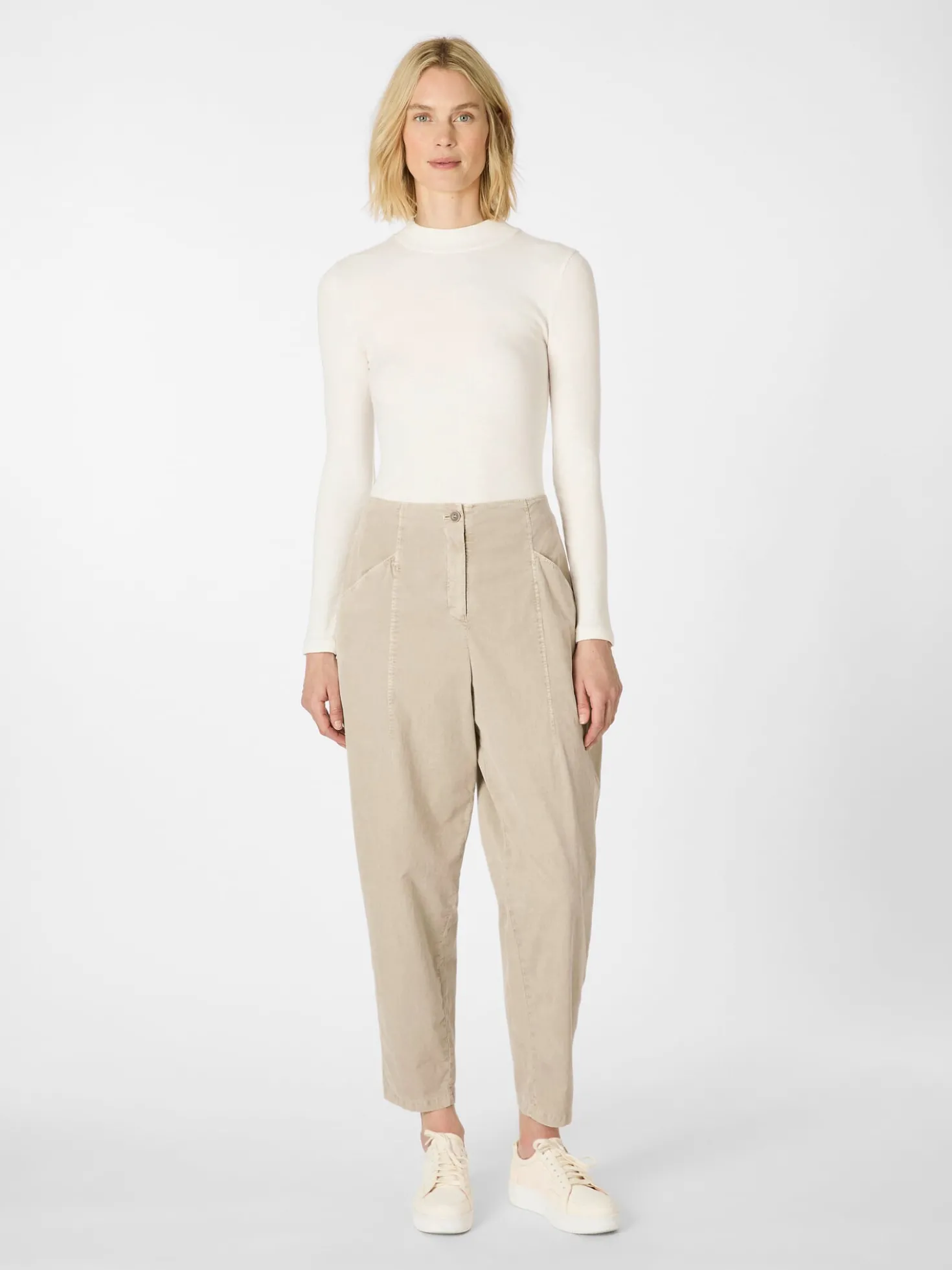 Damen-Feincordhose