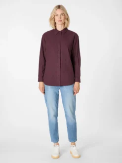 Damen-Flanellbluse