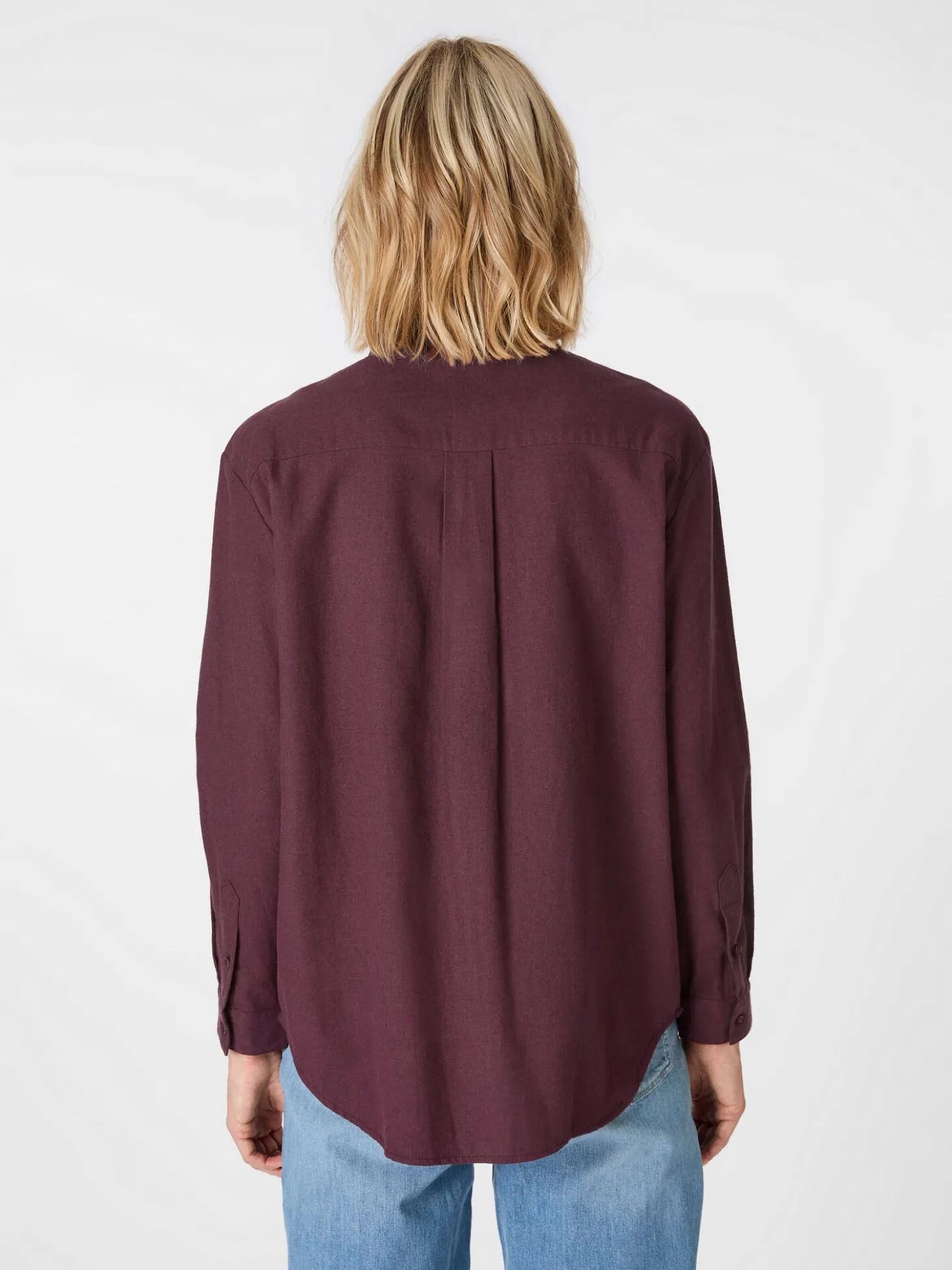 Damen-Flanellbluse