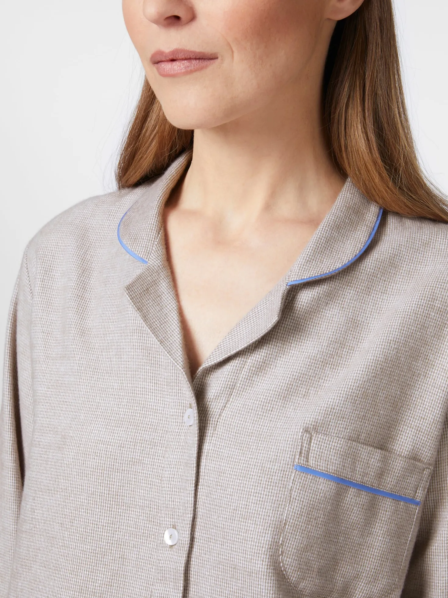 Damen-Flanellpyjama