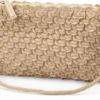 Damen-Handtasche strukturiert, champagner