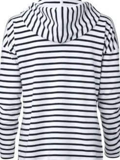 Damen-Hoodie gestreift