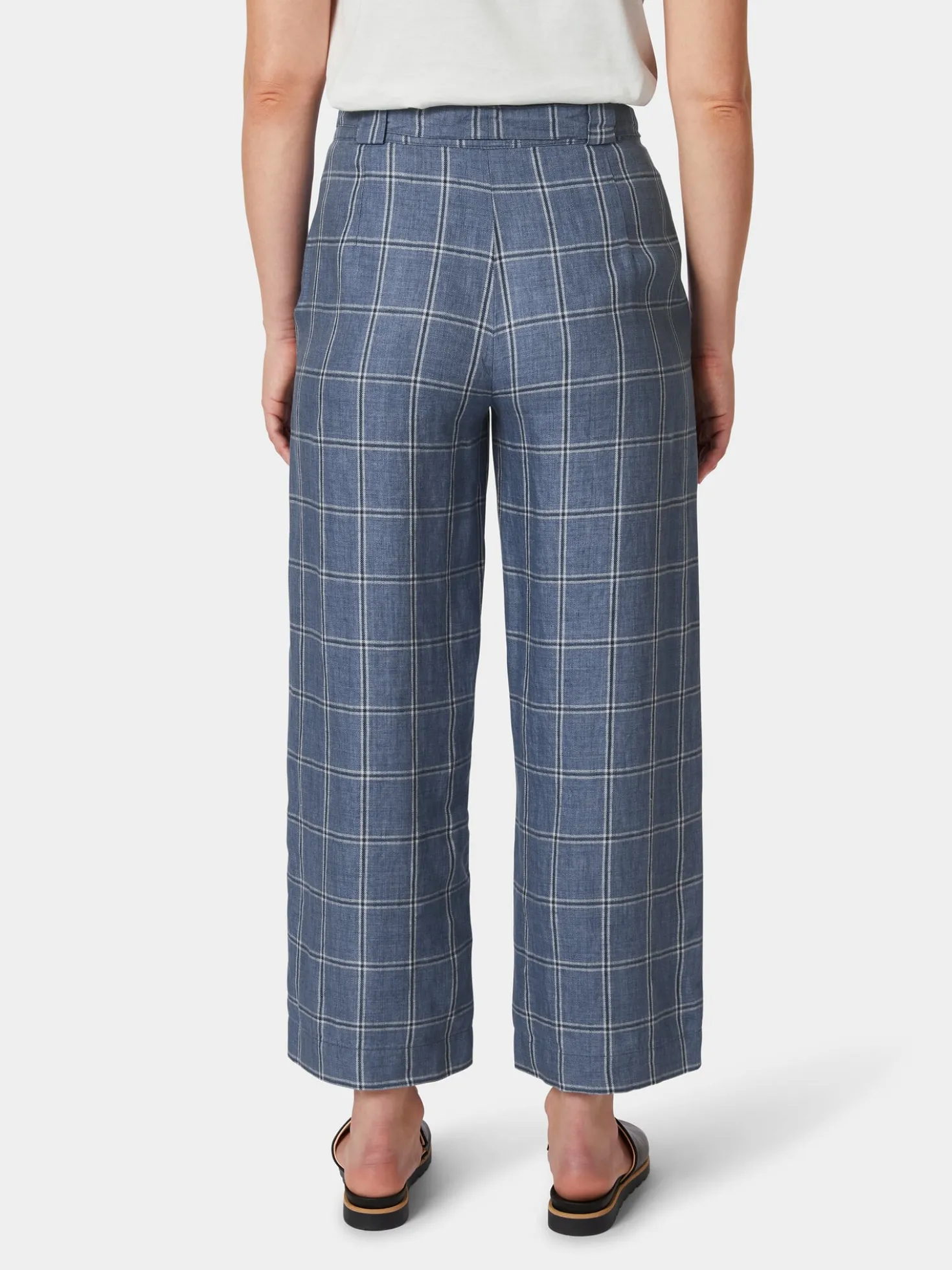 Damenhose kariert
