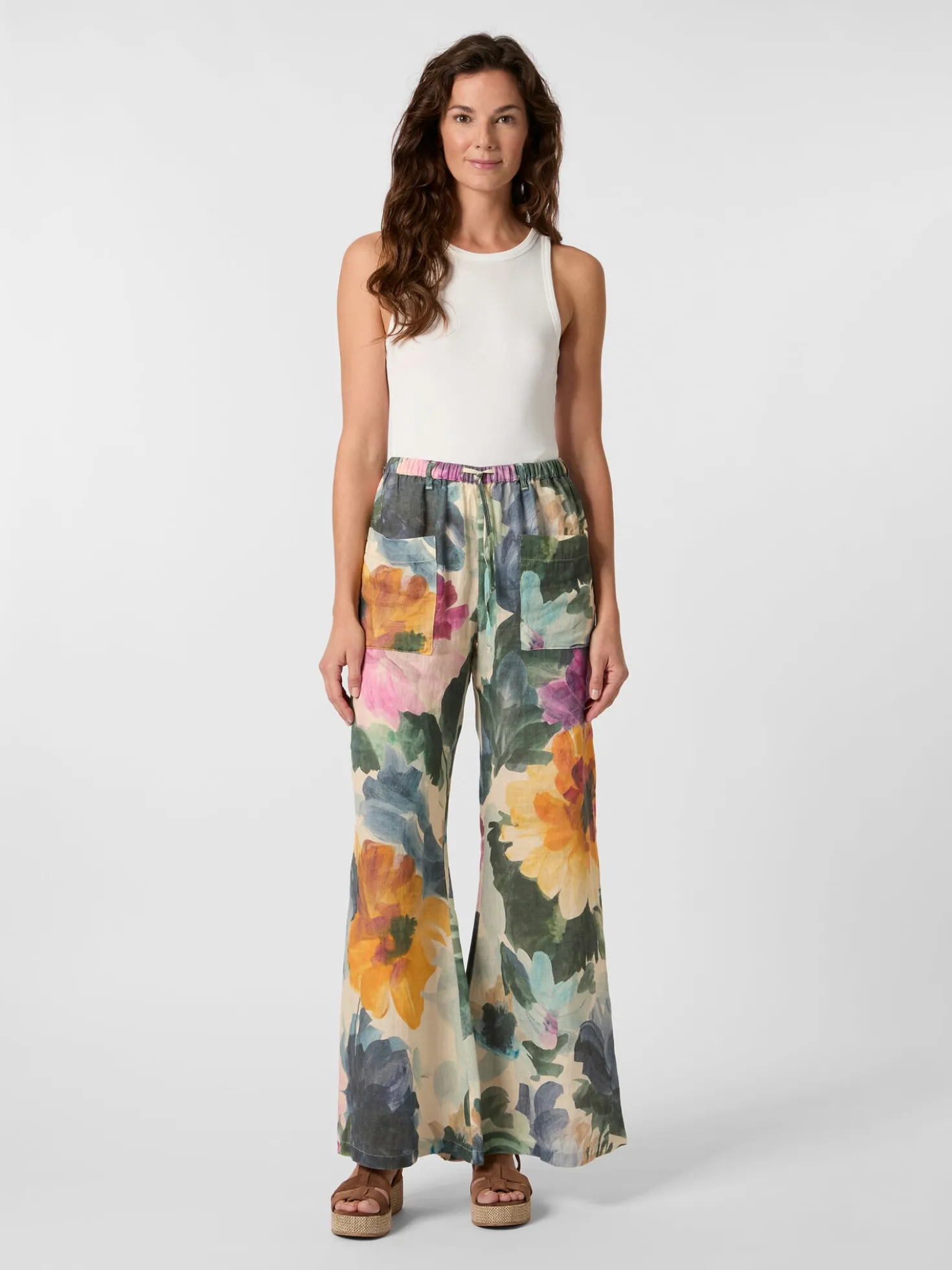 Damenhose Leinen
