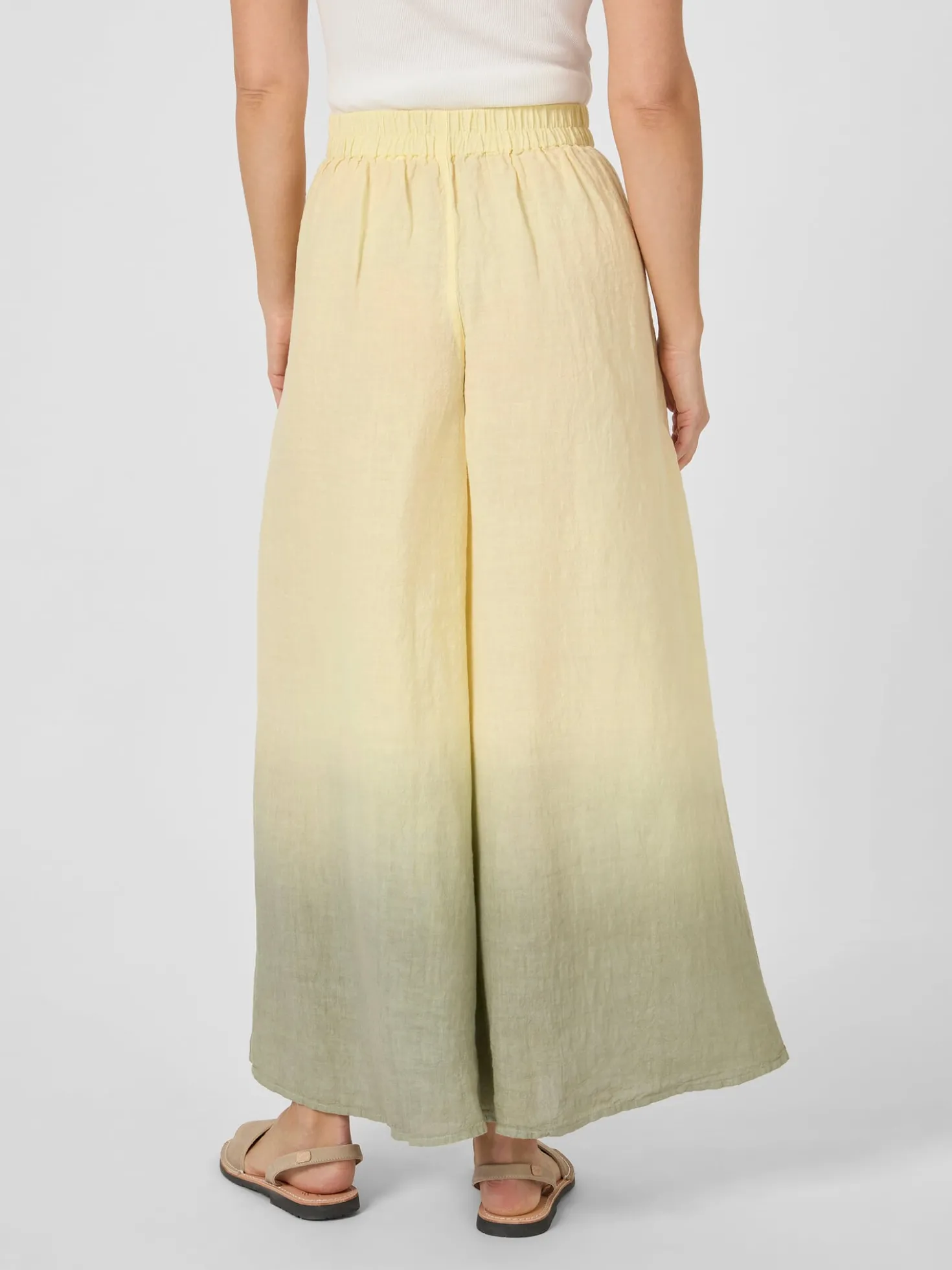 Damenhose Leinen Batik